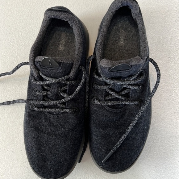 Allbirds Wool Runners Mizzles Water Repellent Dark Gray Sneakers Sz 11 - Picture 3 of 8